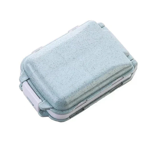 Fashionable Sealed Three-Layer Small Medicine Box – Foldable Mini Storage