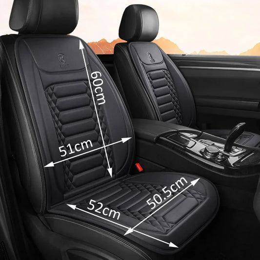 1/2Pcs Winter Heated Car Seat Cover – 12V Heating Warmer Cushion, Universal Auto Seat Protector Pad Set