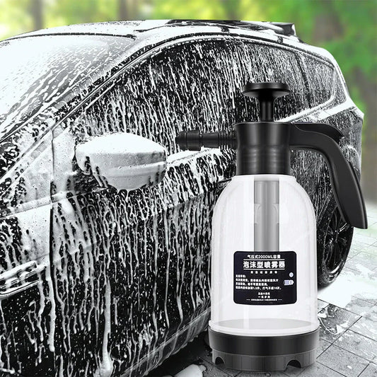 2L Gardening & Car Wash Foam Spray Can – Acid & Alkali Resistant Manual Pressure Sprayer