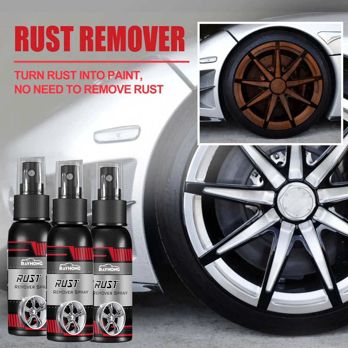 Car Metal Rust Remover – Rust Inhibitor & Derusting Spray – ScarlettNewman